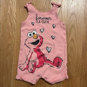 Sesame Street Pink Elmo Kids Matching Set